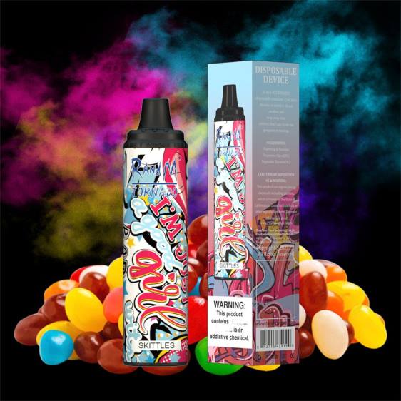 RandM Tornado 6000 õhuvoolu reguleeriv vape pod seade 1tk 2X4T294 RandM vape flavors keegel