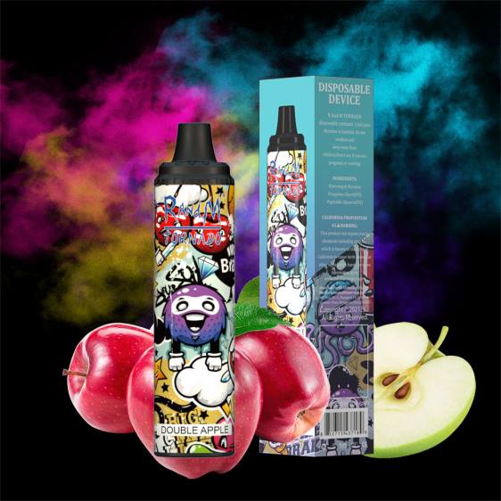 RandM Tornado 6000 õhuvoolu reguleeriv vape pod seade 1tk 2X4T298 RandM vape buy online kahekordne õun