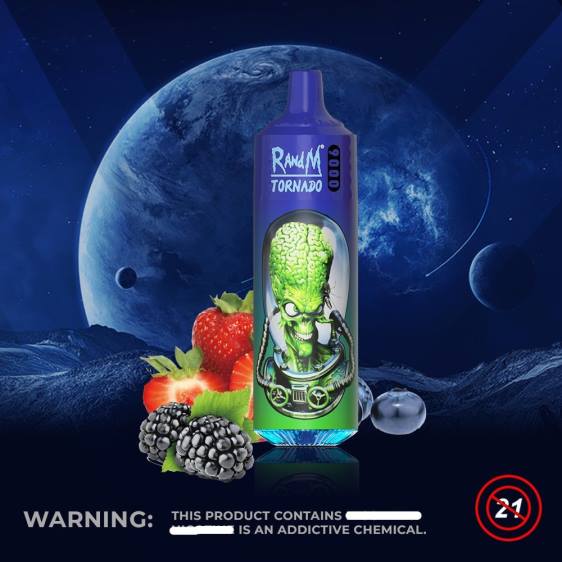 RandM Tornado 9000 vape pod seade 1tk versioon 2 2X4T141 RandM vape eesti segatud marjad