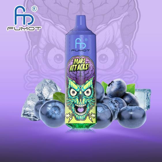 Fumot RandM Tornado 9000 pro vape seade aku ja ejuice ekraaniga versioon 1 2X4T185 RandM disposable vape mustikajää