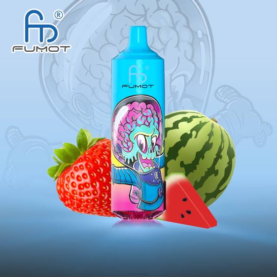 Fumot RandM Tornado 9000 pro vape seade aku ja ejuice ekraaniga versioon 1 2X4T195 RandM disposable vape maasikas arbuus